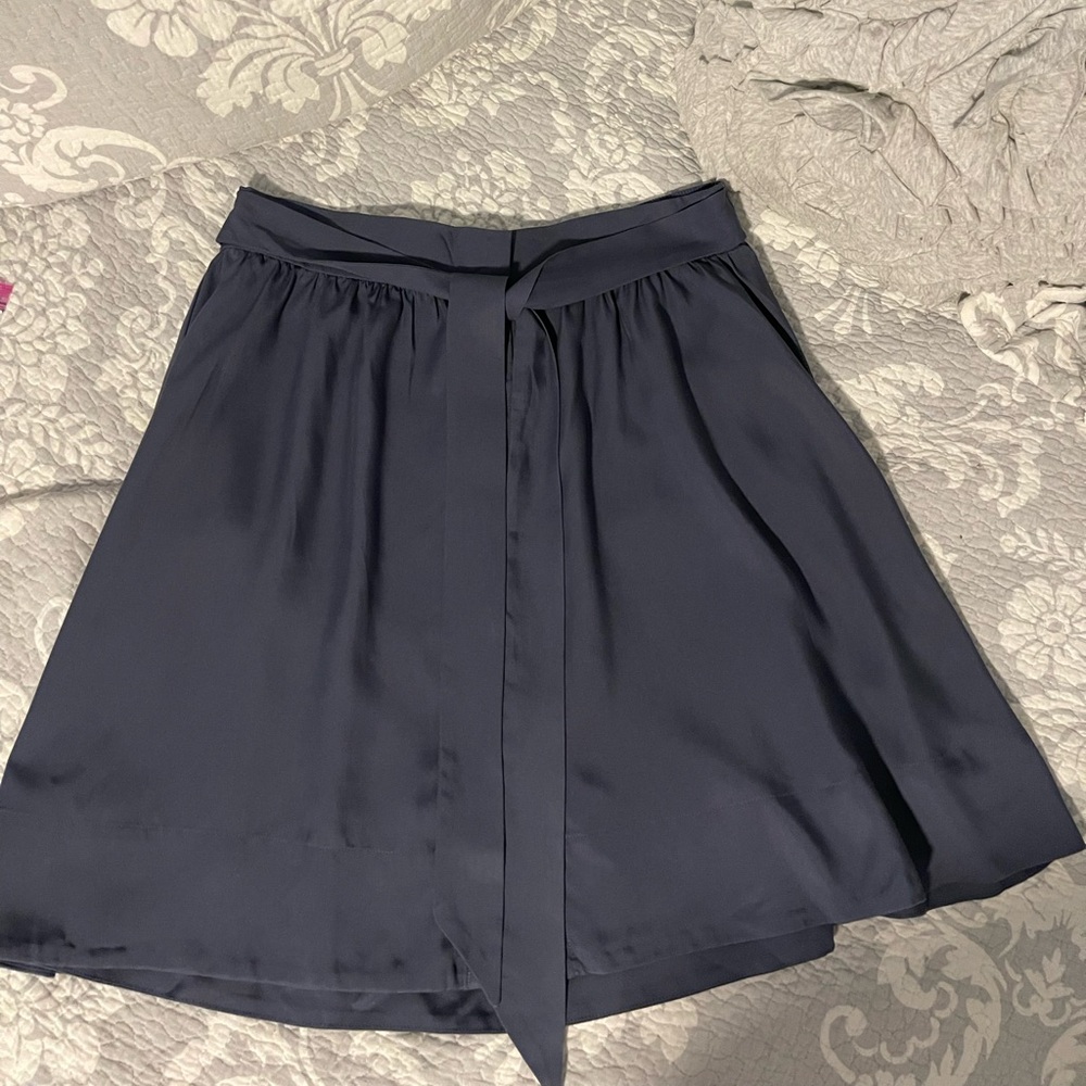 NWT LOFT Steele Blue A-Line Skirt, size M